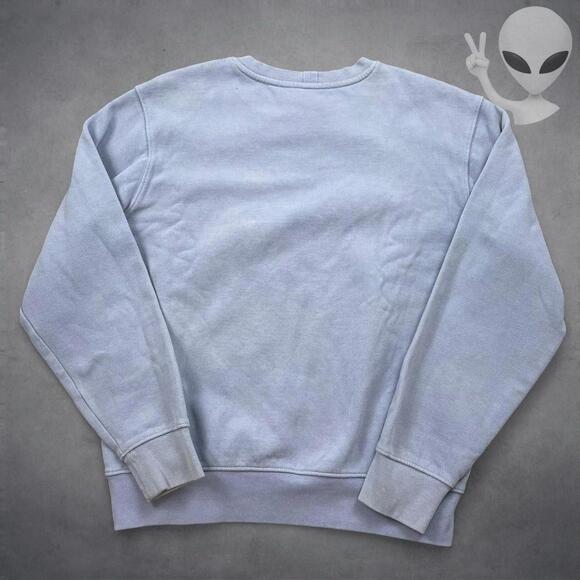 Zara Sweater Medium light Purple Cotton Crewneck Casual pullover - Picture 5 of 6